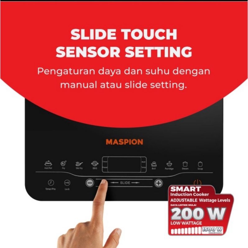 Kompor induksi maspion MIC 01 - kompor listrik maspion MIC 01