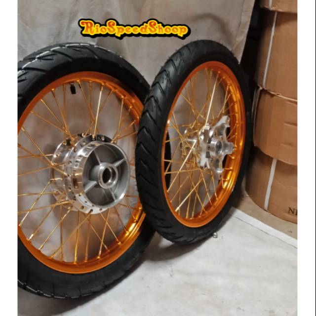 Velg CB150R New Led JariJari Gold Velg Gold Plus Ban