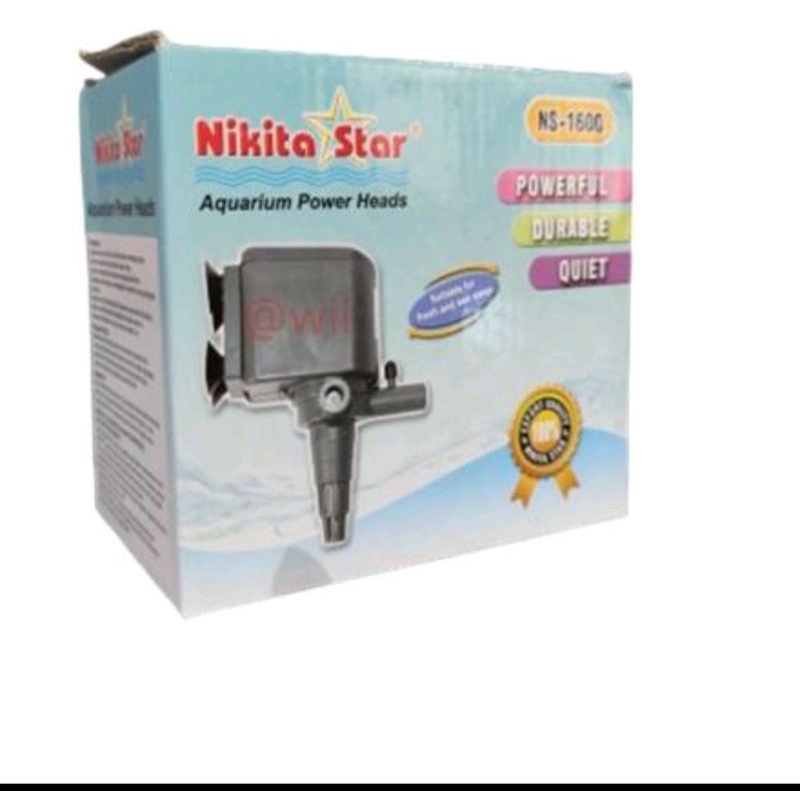 Mesin pompa Aquarium Nikita star NS 1600 Pompa Celup NS 1600