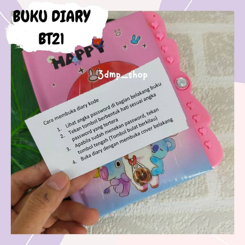 buku diary bt21 kpop