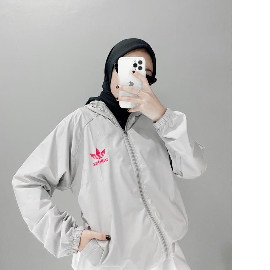 COD Jaket Lari Pria Parasut Wanita Jumbo Olahraga Joging Running dan Sauna tidak transparan ,.