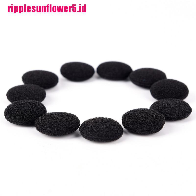 30pcs Spons Lembut Warna Hitam Untuk Headphone