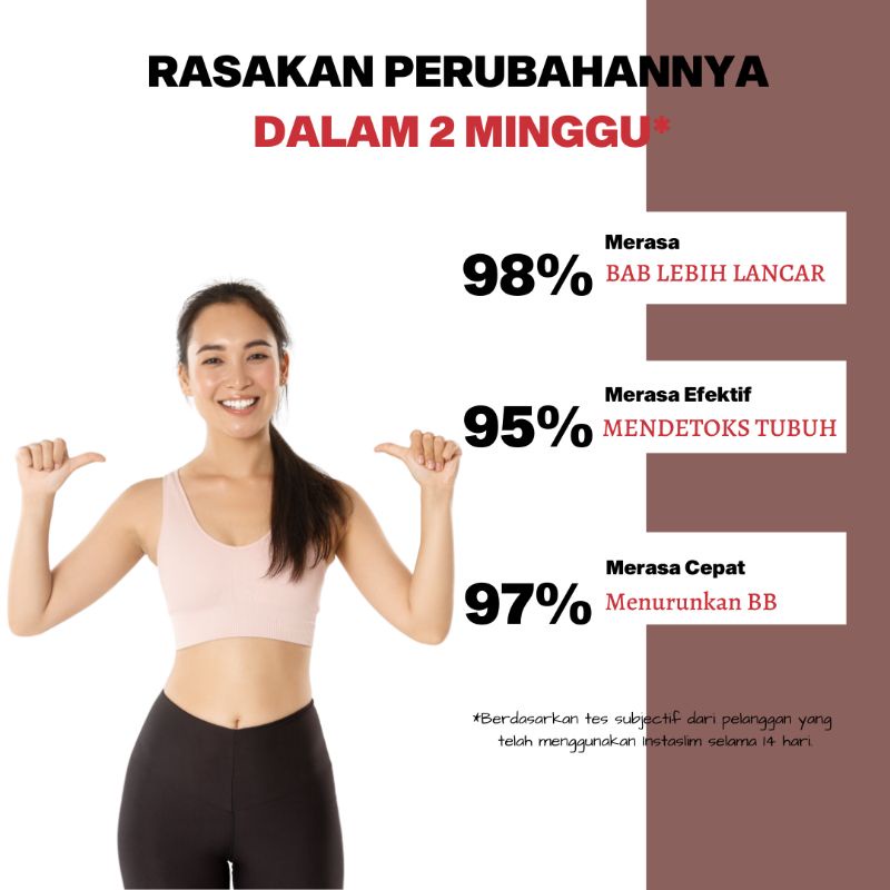 INSTASLIM (KAPSUL PELANGSING BPOM) - OBAT DIET AMAN, HERBAL, PEMBAKAR LEMAK, DIET ALAMI, AMPUH