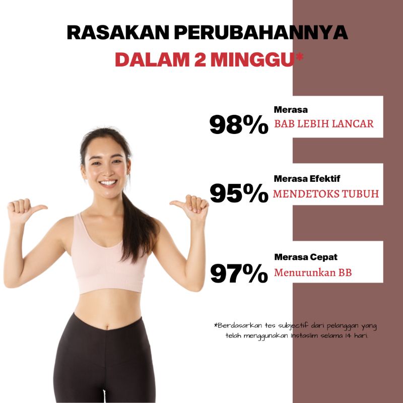 INSTASLIM (KAPSUL HERBAL PELANGSING BPOM) - OBAT DIET AMAN, HERBAL, PEMBAKAR LEMAK, DIET ALAMI, AMPUH