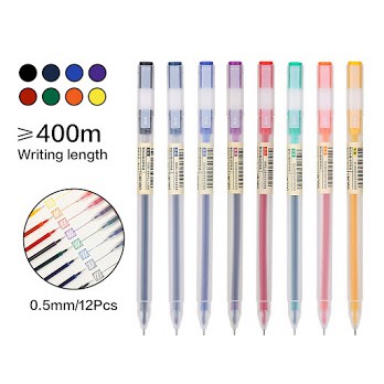 

Deli Pulpen Gel Pen A119 Color 0.5m(Pcs)