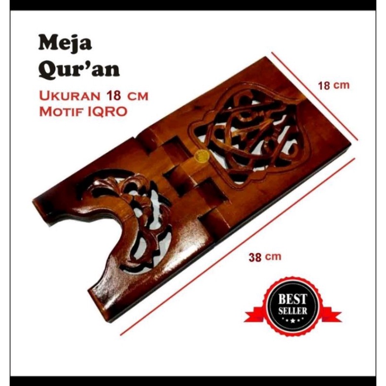 REKAL ALQUR'AN/MEJA ALQUR'AN  (JUMBO 20X43) JANGAN SLAH PILIH PUNYA KITA UKURAN LEBIH BESAR