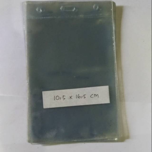 

Harga per pak 50pcs Plastik ID card kartu panitia ukuran 10,5 x 16,5 cm
