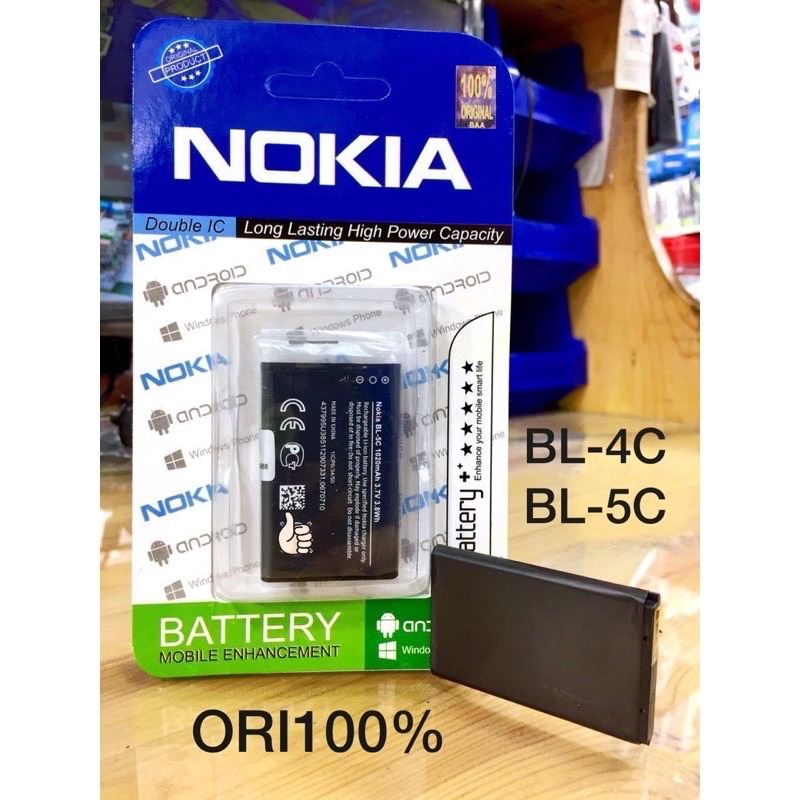 PROMO BATERAI NOKIA ORIGINAL DOUBLE IC BL5C BL-5C BL4C BL-4C JAPAN QUALITY Promo Sen