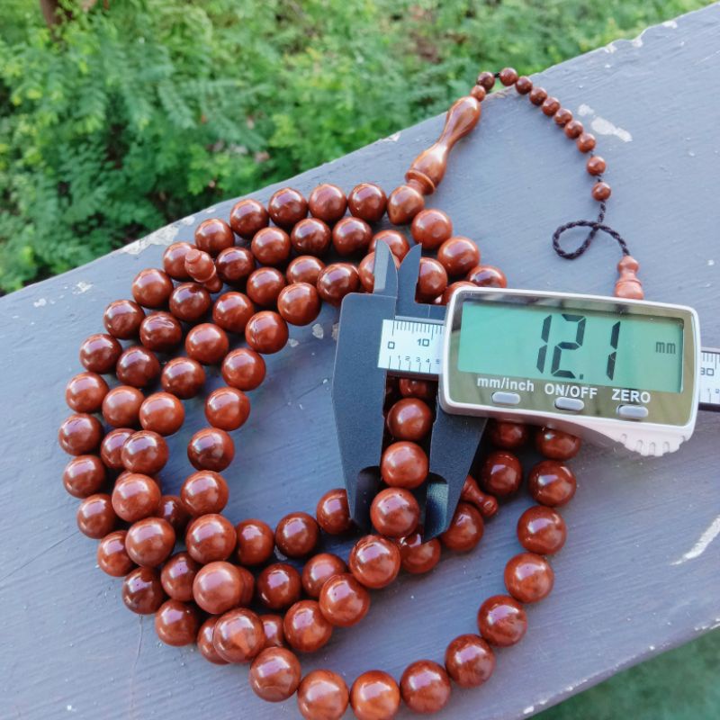Tasbih Kaukah Jumbo 99 butir Diameter 12 mm