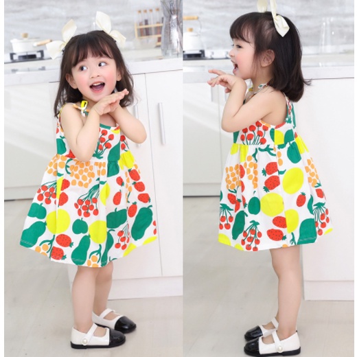 DRESS ANAK PEREMPUAN LUCU/ DRESS ANAK PEREMPUAN MURAH/ DRESS IMPORT ANAK PEREMPUAN