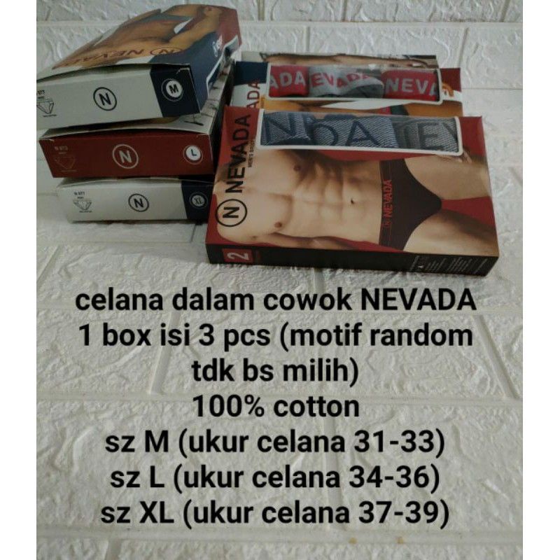 Celana Dalam Pria NEVADA Original
