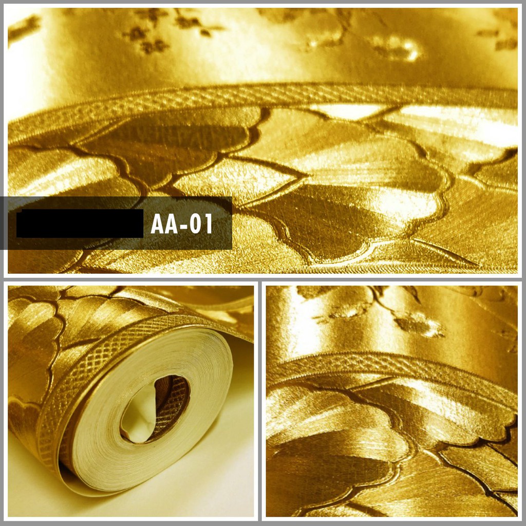 Wallpaper Gold Eksklusif Murah, Grosir, Beli banyak gratis ongkir