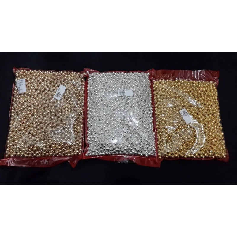 Manik Mutiara Super 3mm Silver