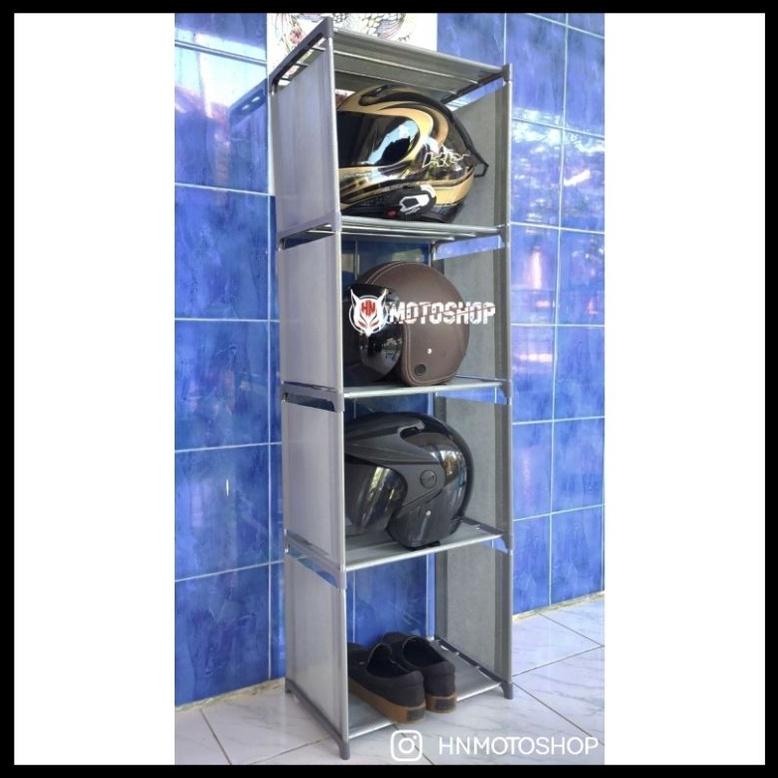 RAK HELM RAK BUKU RAK SUSUN SERBAGUNA | PORTABLE TERLARISS...,,,,,