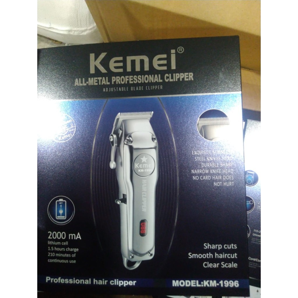 ORIGINAL KEMEI KM 1996 PROFESSIONAL BARBER ALAT CUKUR MESIN CUKUR