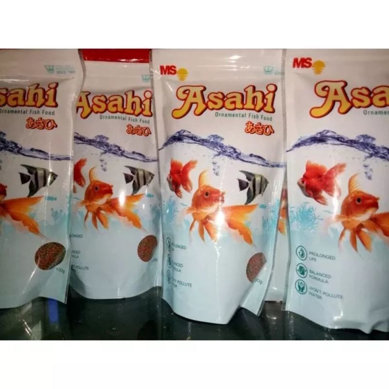 ASAHI 100gr Pakan Ikan koki Pelet Makanan Ikan TERMURAH TERLARIS