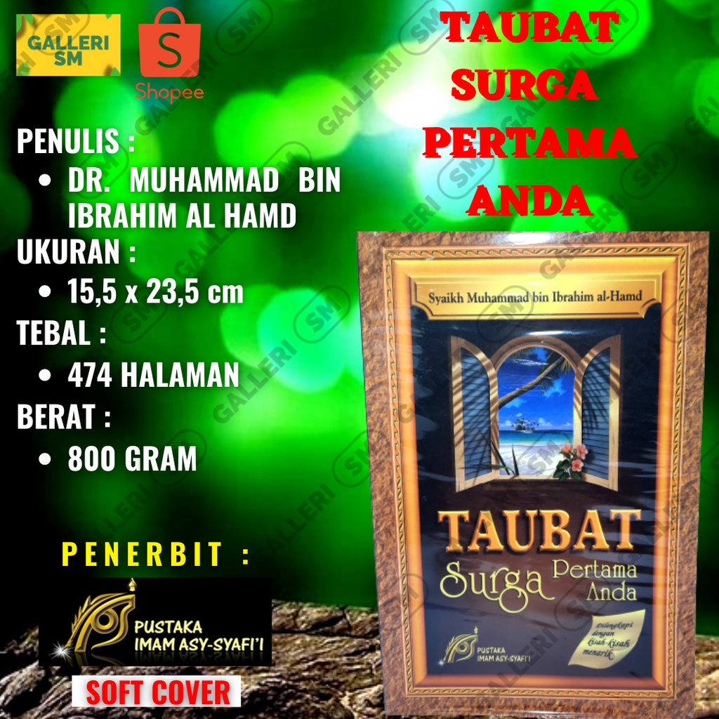 Buku Taubat Surga Pertama Anda Pustaka Imam Asy Syafii