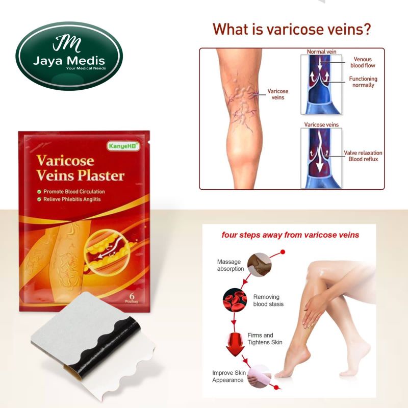 Plester Varises - Varicose Veins Plaster 6pcs