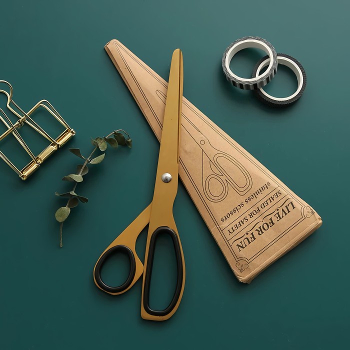 

CODE541 Gold Scissor premium / Gunting gold stainless steel unik ala tumblr