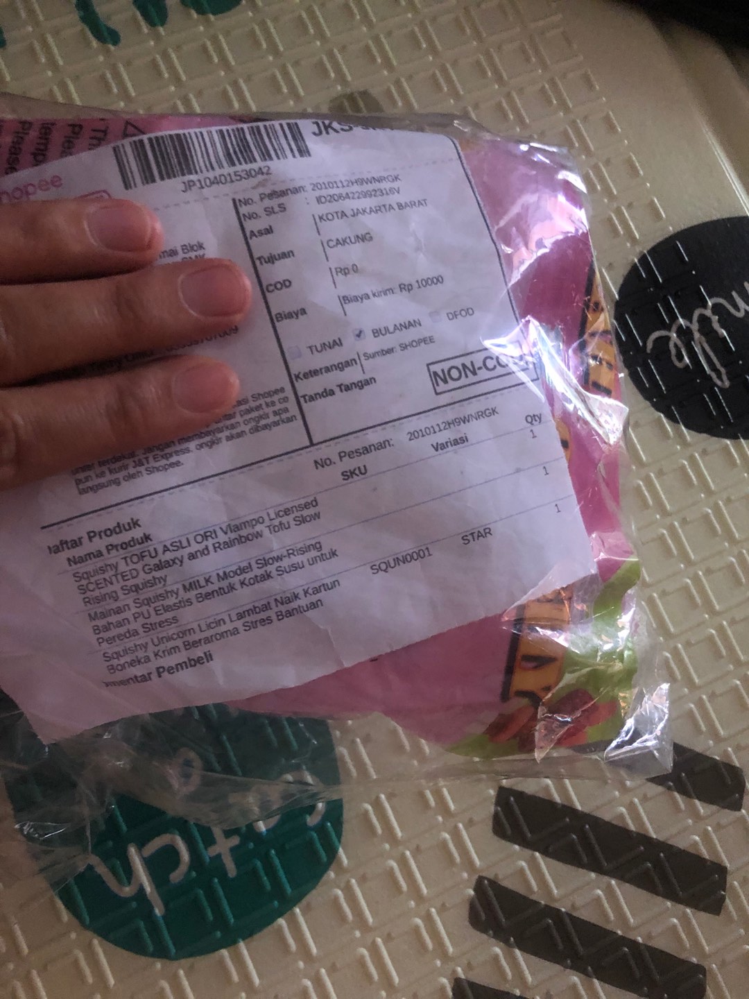  Squishy  Unicorn Licin Lambat Naik Kartun Boneka Krim 