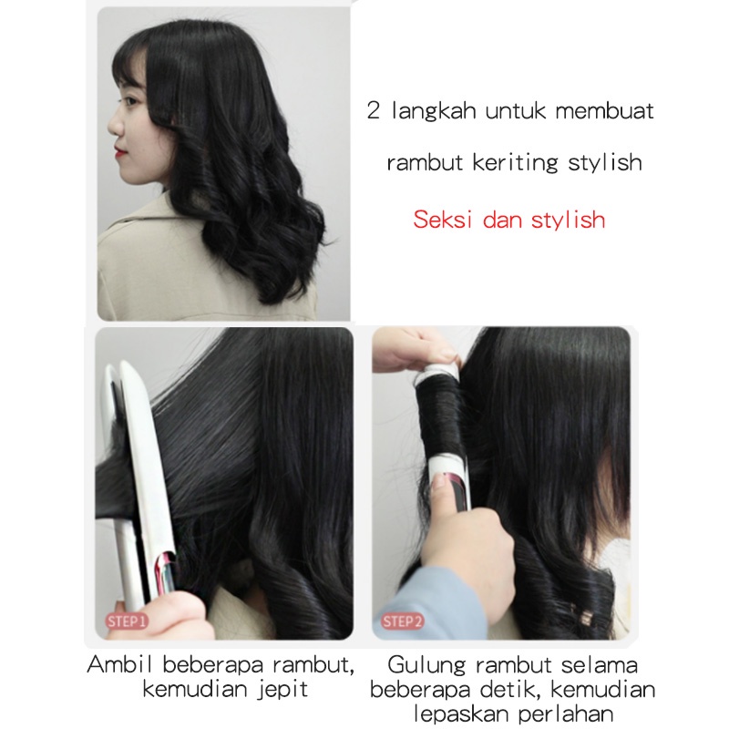 Catokan Rambut 2in1 Set 35watt hitam