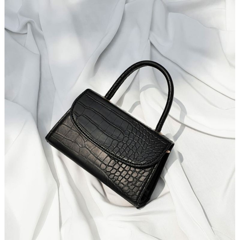 Croco Handle Selempang Bag MIZU-2