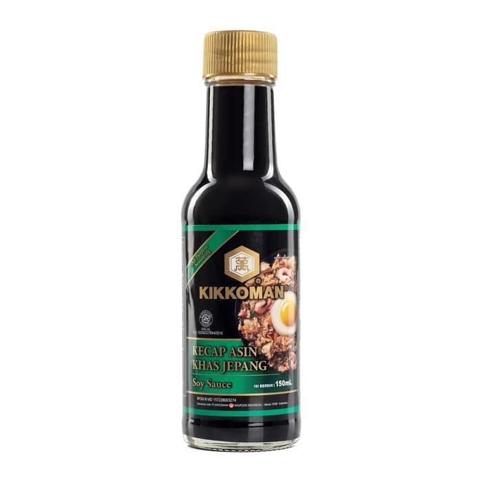 Kikkoman Soy Sauce / Kecap Asin Khas Jepang Halal 150 ml