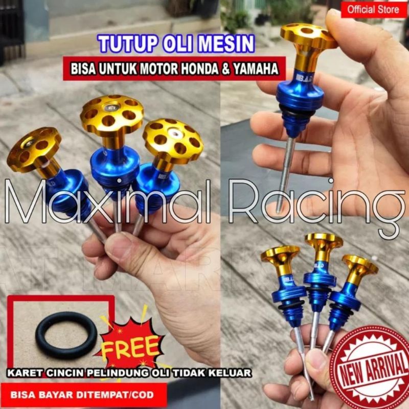 Tutup Oli Motor Plus Karet Cincin Tutup Oli Mesin Motor Universal Semua Motor