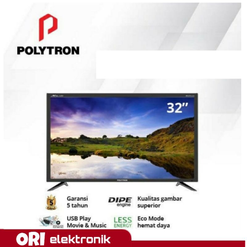 POLYTRON LED TV DIGITAL 32" PLD-32V1753/ PLD-321853
