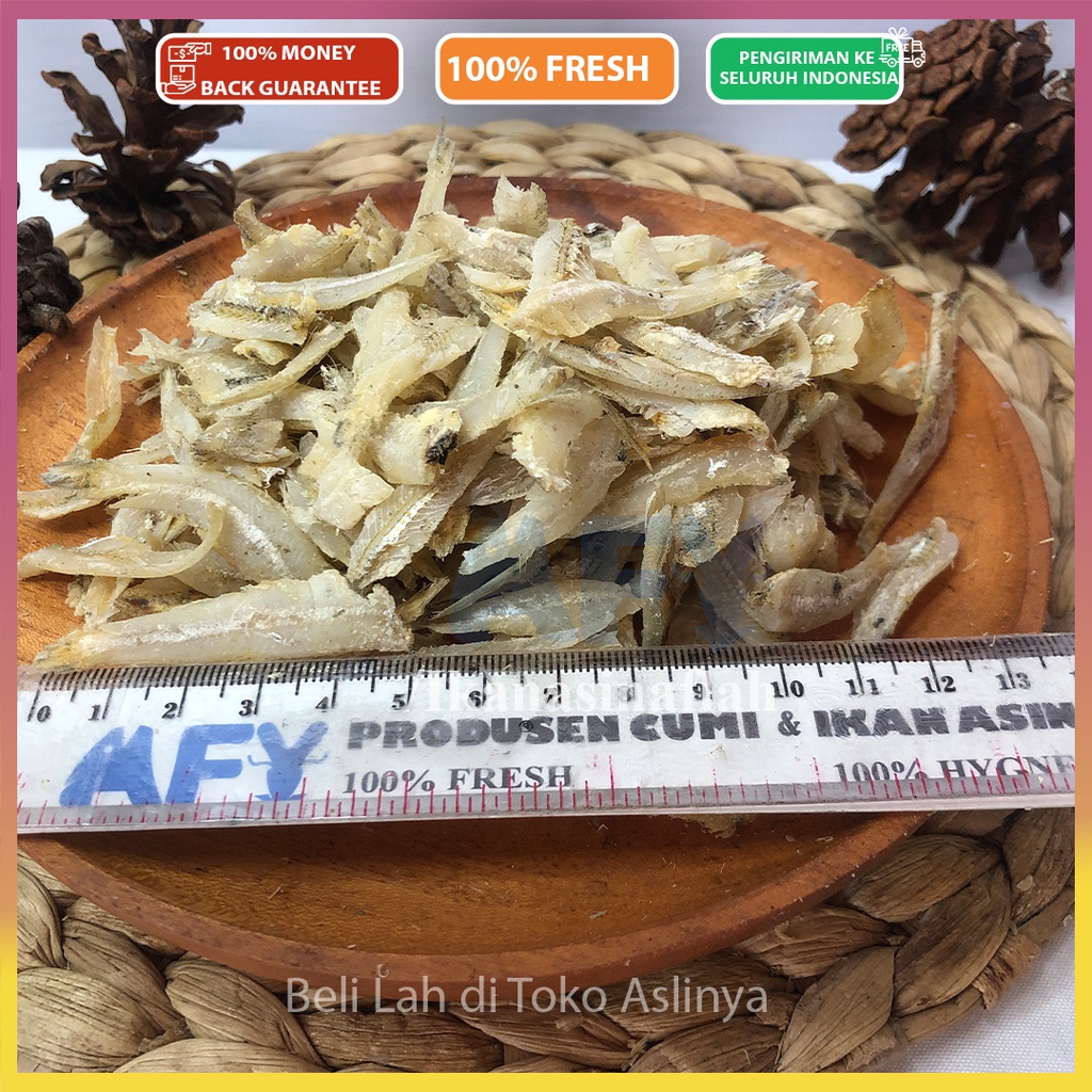 

Ikan Asin Teri Jengki Belah 1Kg, 500Gr & 250Gr / Ikan Teri Belah Medan