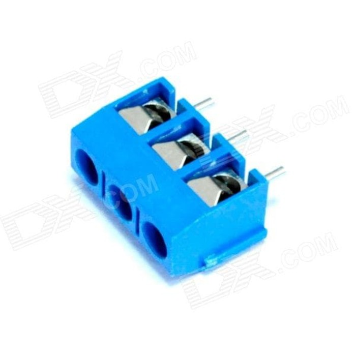 Terminal Block 3P Screw 3 Pin Skrup PCB Blok 5mm Cable Connector