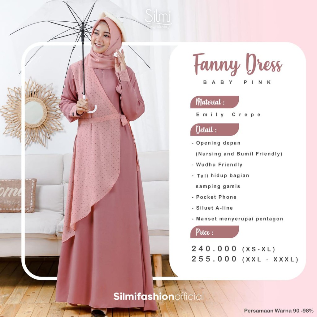 Gamis Remaja Fanny Dress Branded