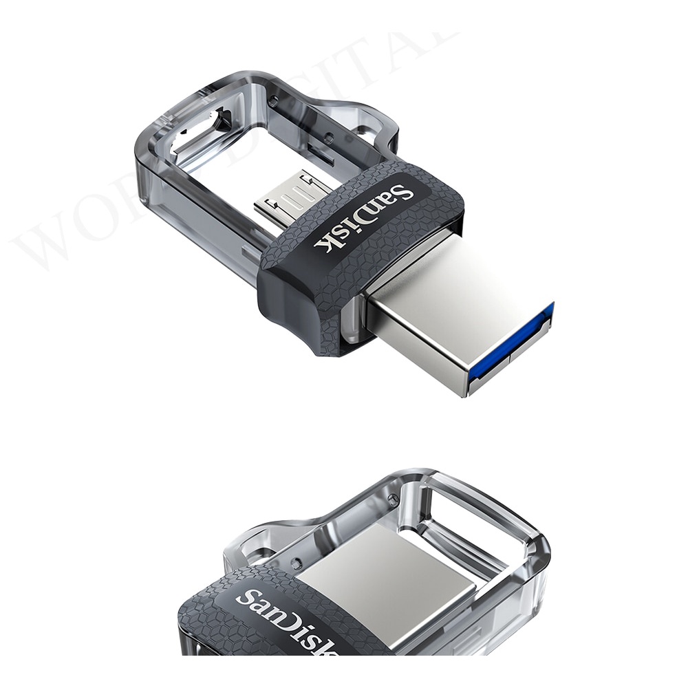 Flash Drive OTG USB 3.0 Kapasitas 256GB 150MB / S Untuk PC / Android