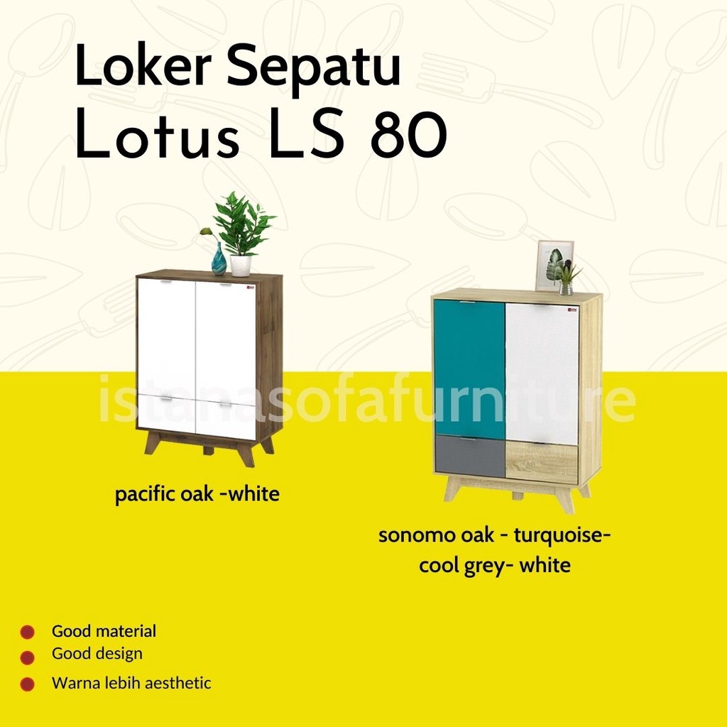 RAK SEPATU LOTUS/LOKER SEPATU LOTUS AKTIV