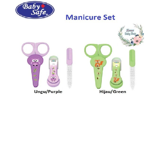 Baby Safe Manicure Set 102  Gunting Kuku Bayi Set