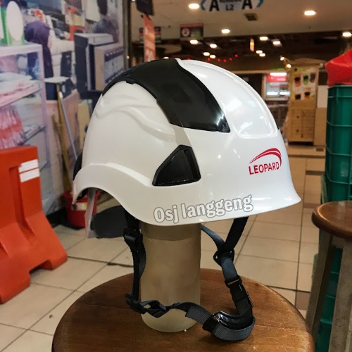 Helm Safety Panjat Leopard Lphl 0356 / Safety Helmet Climbing Warna Putih