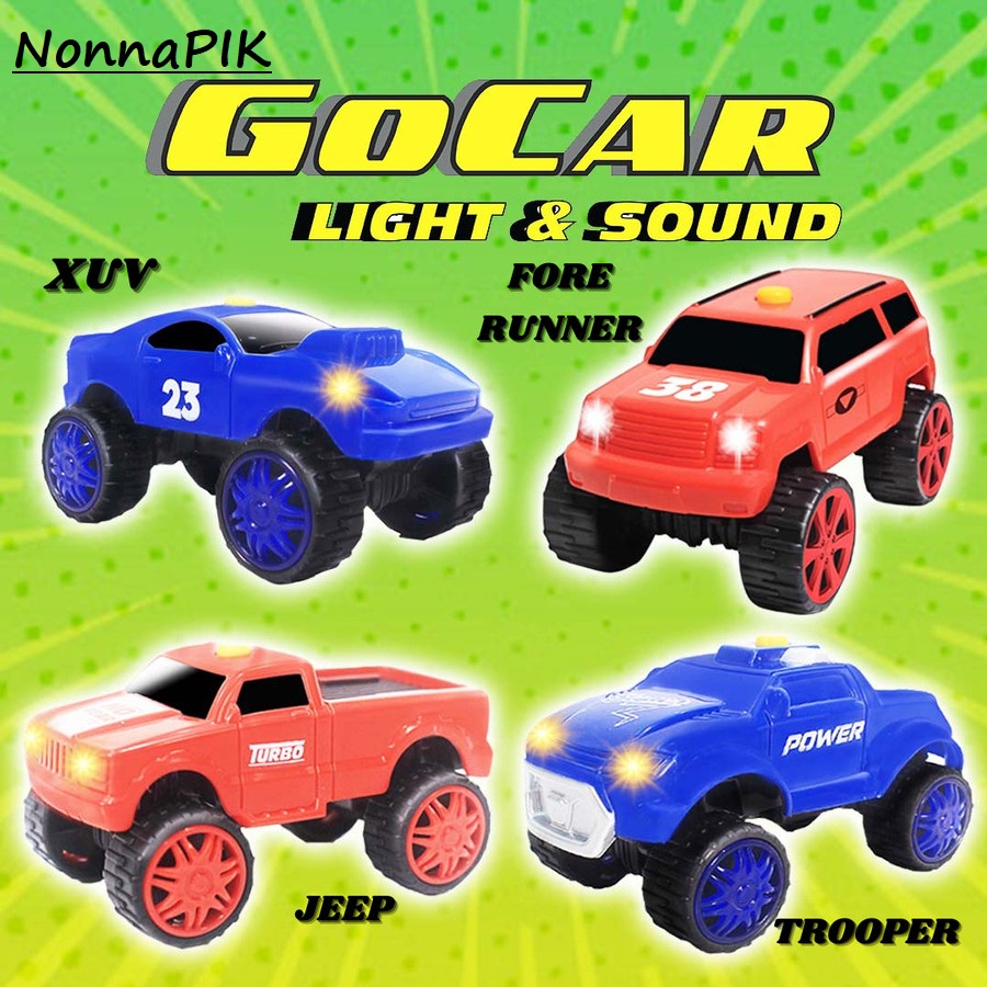 [Kemasan BOX] Happy Truck GOCAR With Light And Sound - Mainan Mobilan Anak