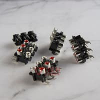 Soket / Socket RCA 6 Pin Bell - Tancap PCB