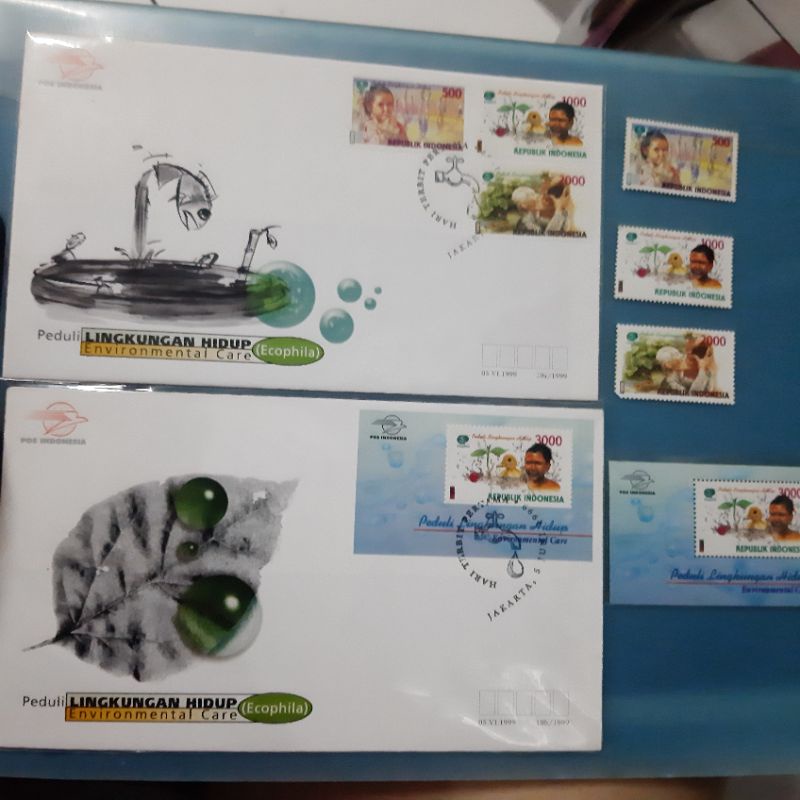 

PERANGKO INDONESIA 1SET EDISI LINGKUNGAN HIDUP ECOPHILA 1999