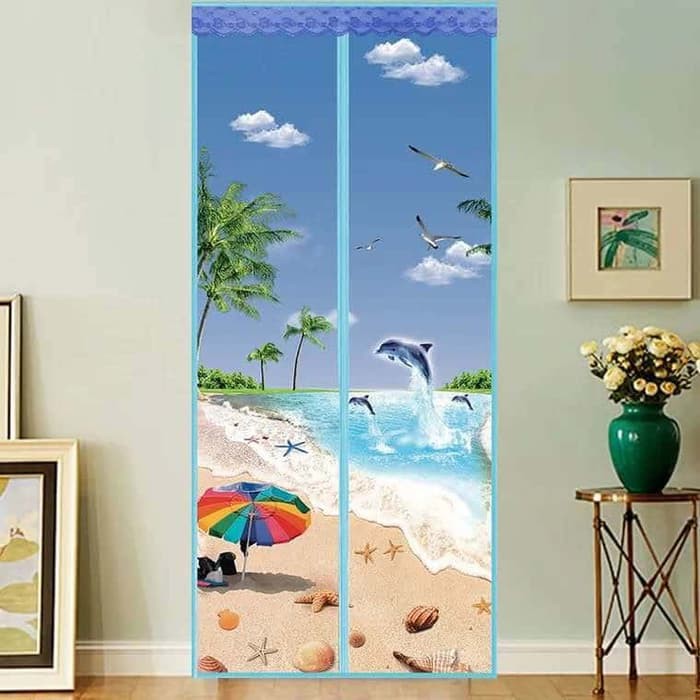 TIRAI MAGNET PINTU MOTIF DOLPIN PINGUIN/TIRAI MAGNET KARAKTER