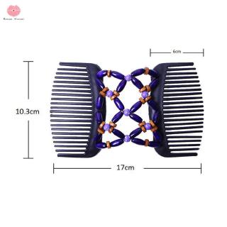 Jepit Rambut Elastis Dengan Manik Manik Ganda Untuk Wanita Jepit Rambut Elastis Dengan Manik Manik Ganda Untuk Wanita