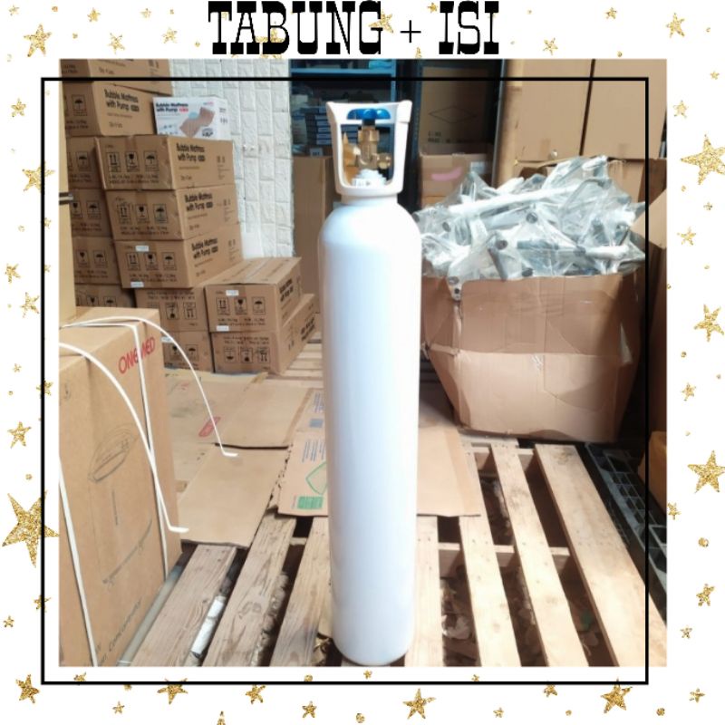 Tabung oksigen 2m3 + isi / Tabung oksigen 2 meter kubik / Tabung Oxygen