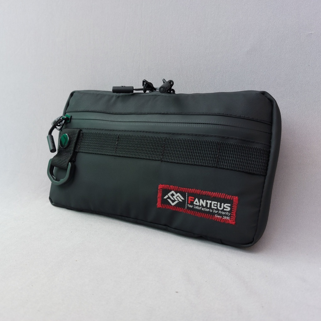 FANTEUS Clutch Bag Pria Wanita Handbag Multyfungsi Tas Selempang Hp Gantung Leher