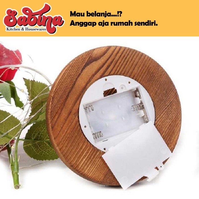 Original Lampu LED Mawar 4 Varian Dekorasi Beauty &amp; The Beast Rose