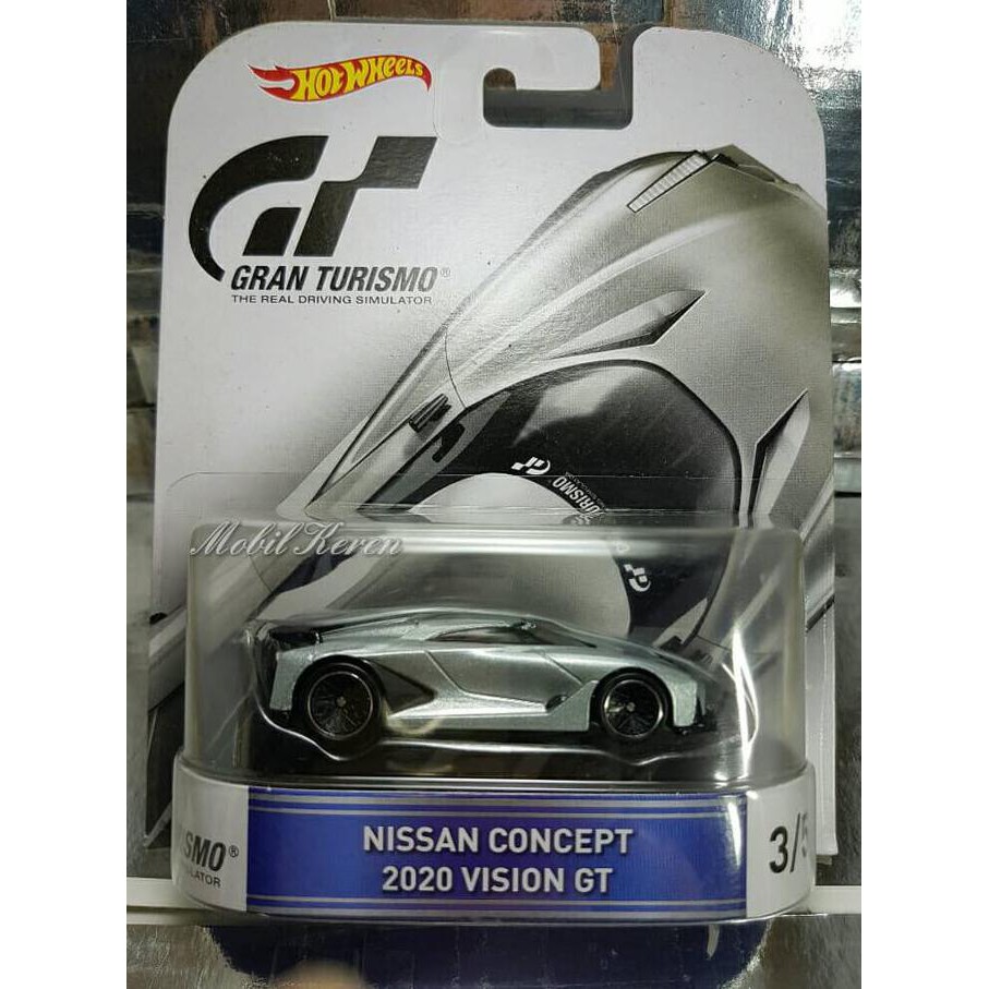 Hot Wheels Retro Gran Turismo Nissan Concept Vision Gt Shopee Indonesia