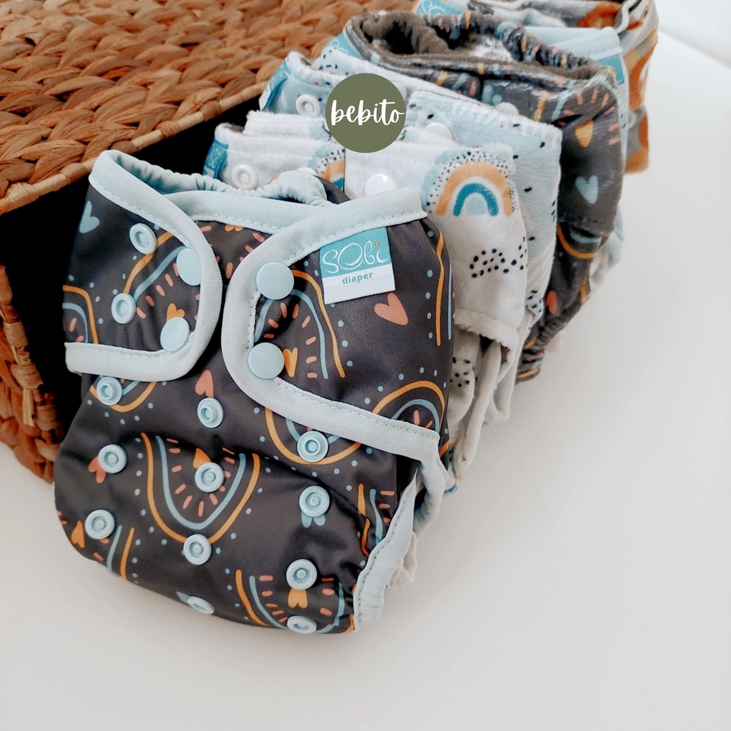 SOBI Newborn Bamboo Clodi Popok Kain Bayi I BEBITO