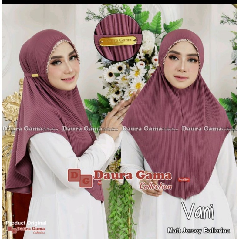 Hijab Daura Gama Kerut Plisket