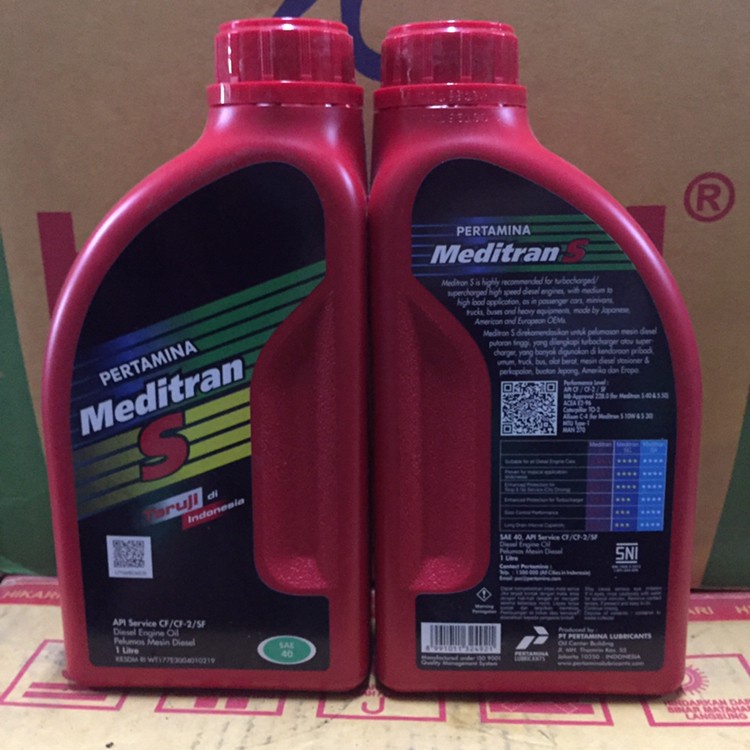 Oli MESIN DIESEL MEDITRAN S40 / S 40 - 1 liter