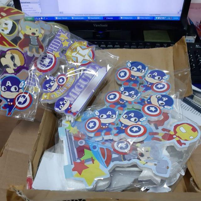 Cupcake/cake Topper Avenger