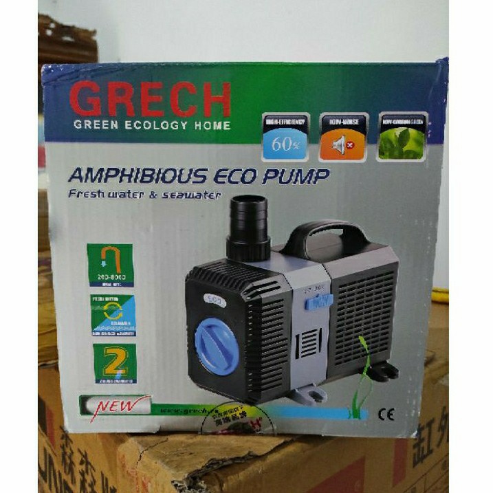 AMPHIBIOUS ECO PUMP SUNSUN GRECH CTP 4800 30 WATT 4500L/JAM